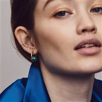 Orecchini Ti Sento Milano Donna in Argento Malachite 7850MA - 7850MA